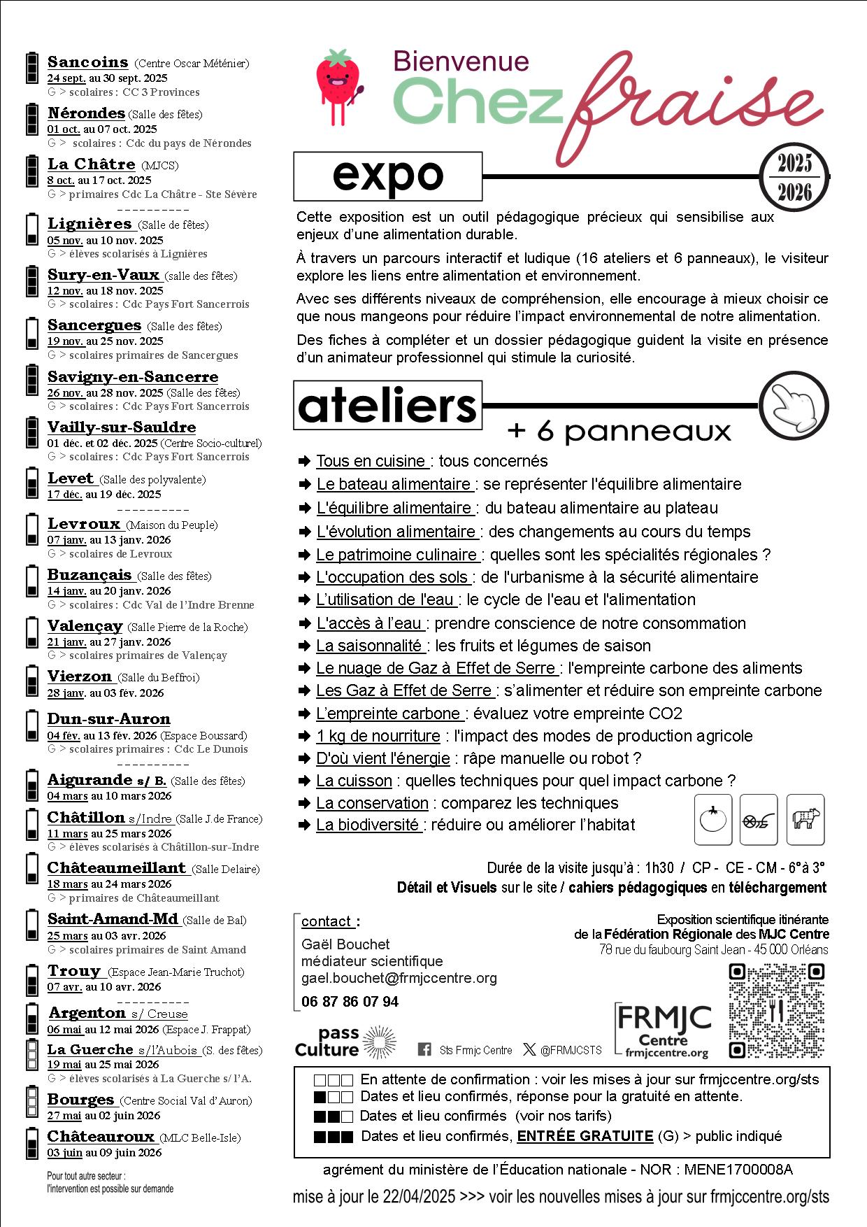 fiche technique expo alimentation durable en Pdf